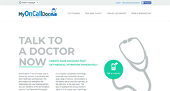 Desktop Screenshot of myoncalldoc.com