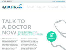 Tablet Screenshot of myoncalldoc.com